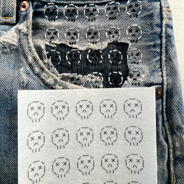 Washable Mending Transfers Set #9 HalloweenTransfer Patterns