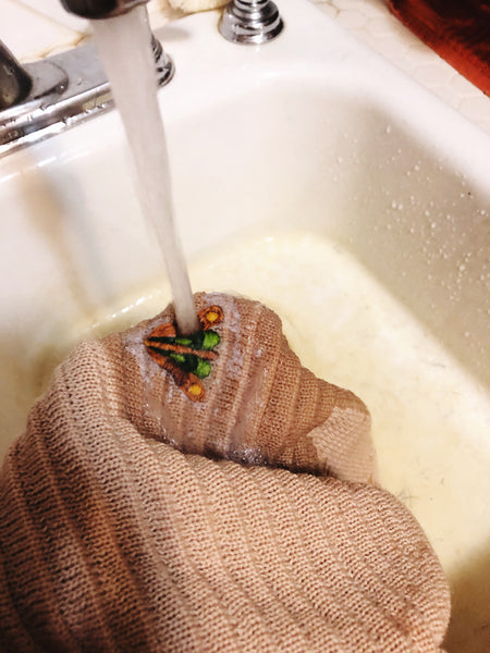 DIY Moth Mending Embroidery Stick-On Wash Off Transfers