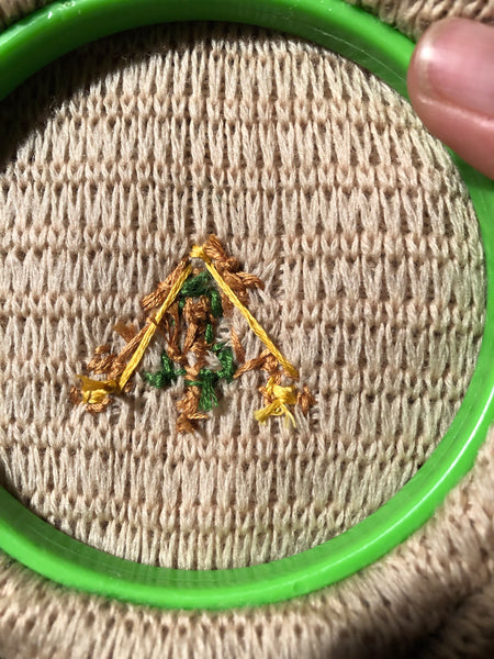 DIY Moth Mending Embroidery Stick-On Wash Off Transfers