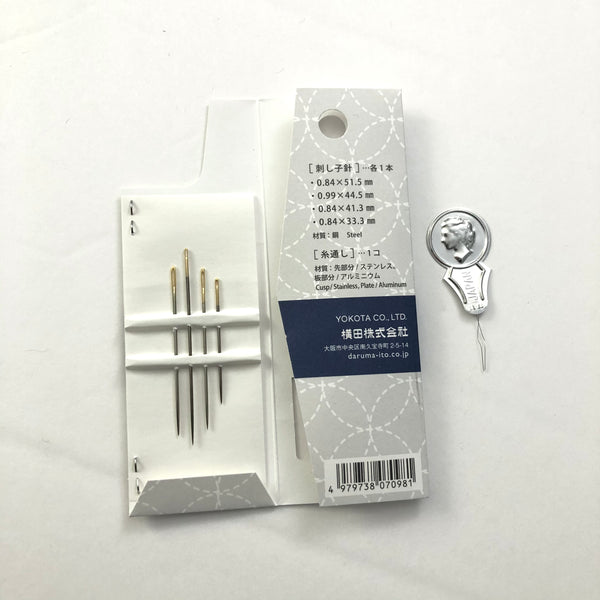 Daruma Sashiko Short Needles for Mending