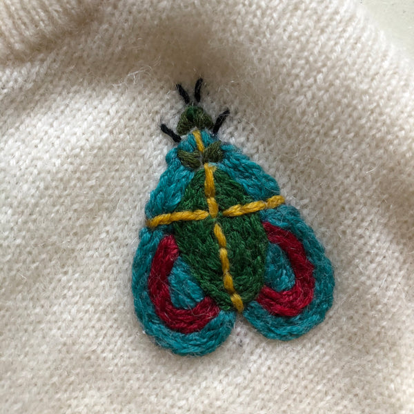 DIY Moth Mending Embroidery Stick-On Wash Off Transfers