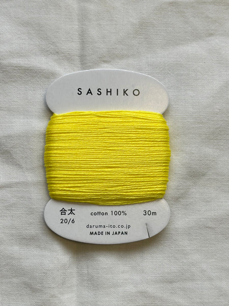 Sashiko Thread 20/6 (Thick) Assorted